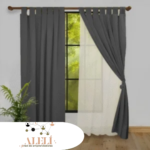 Cortina Doble Tropical c/ Voile 145 x 210