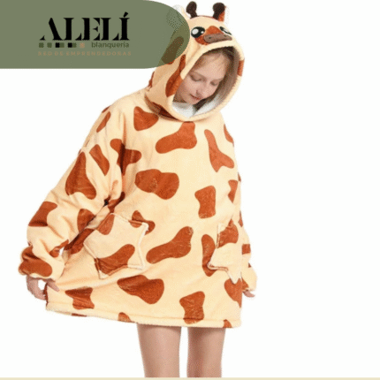 Maxibuzo Flannel con Corderito Niño