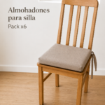 ALMOHADON SILLA x 6