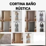 Cortina de Baño Rustica